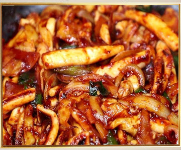 Spicy Stir-Fried Squid (Inclusive of rice)